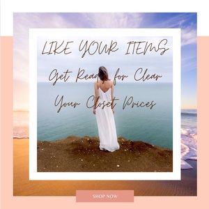 Like Your Items and get ready for clear your closet day